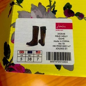Joules Field Wells rain boots